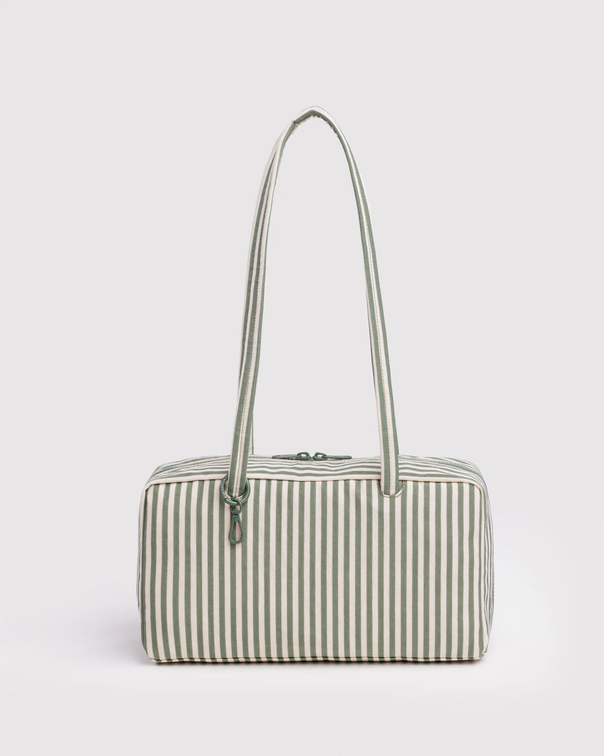 Baggu - Nylon Bowler Bag | Sage Stripe