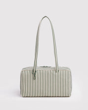 Baggu - Nylon Bowler Bag | Sage Stripe