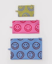 Baggu - Flat Pouch Set | Happy Mix