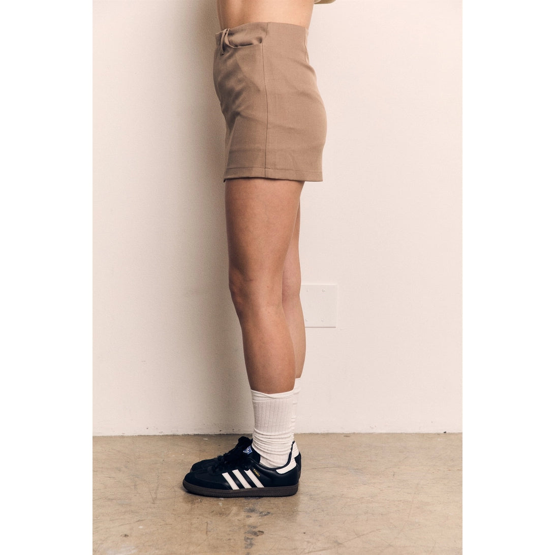 The Blank Lab - Basic Twill Skort | Taupe