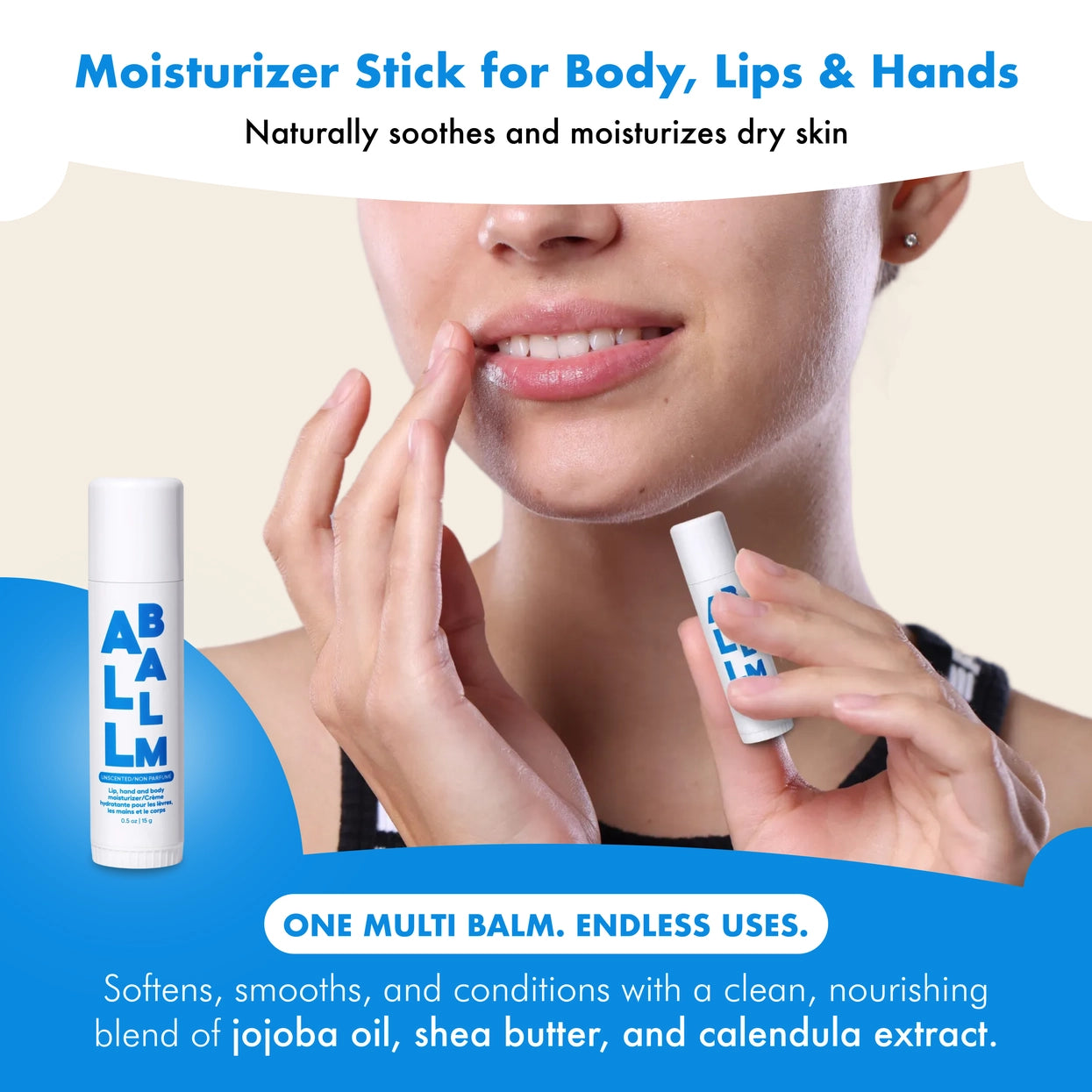 Zizia Botanicals - Giant All Balm Jumbo Stick | Unscented