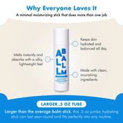 Zizia Botanicals - Giant All Balm Jumbo Stick | Unscented
