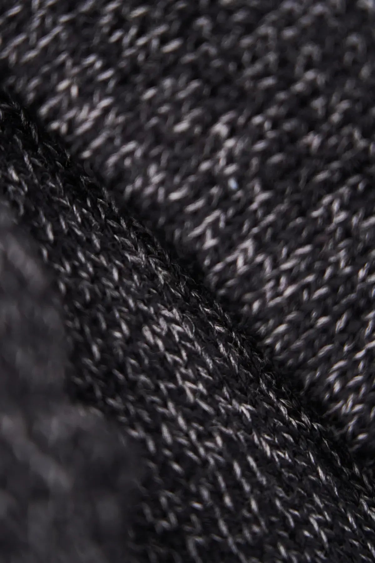 Upstate Stock - Upcycled Wool Ragg Beanie | Black Melange