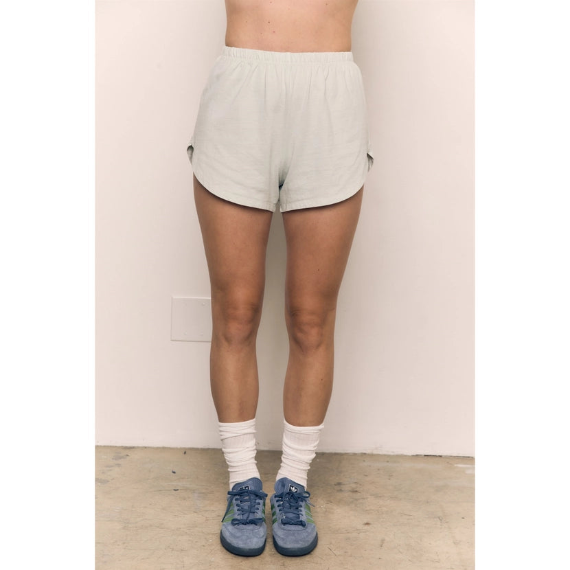 Blank Lab - Cotton Jersey Dolphin Short | Mist