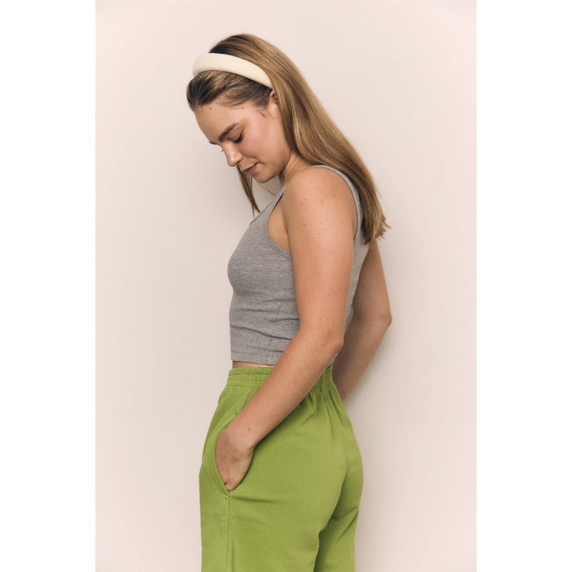 Blank Lab - Square Neck Tank | Heather Grey