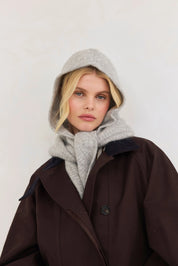 Arctic Fox & Co. - The Alpaca Hooded Scarf | Blizzard Grey