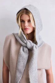 Arctic Fox & Co. - The Alpaca Hooded Scarf | Blizzard Grey