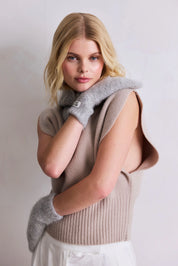 Arctic Fox & Co. - The Alpaca Mittens | Blizzard Grey