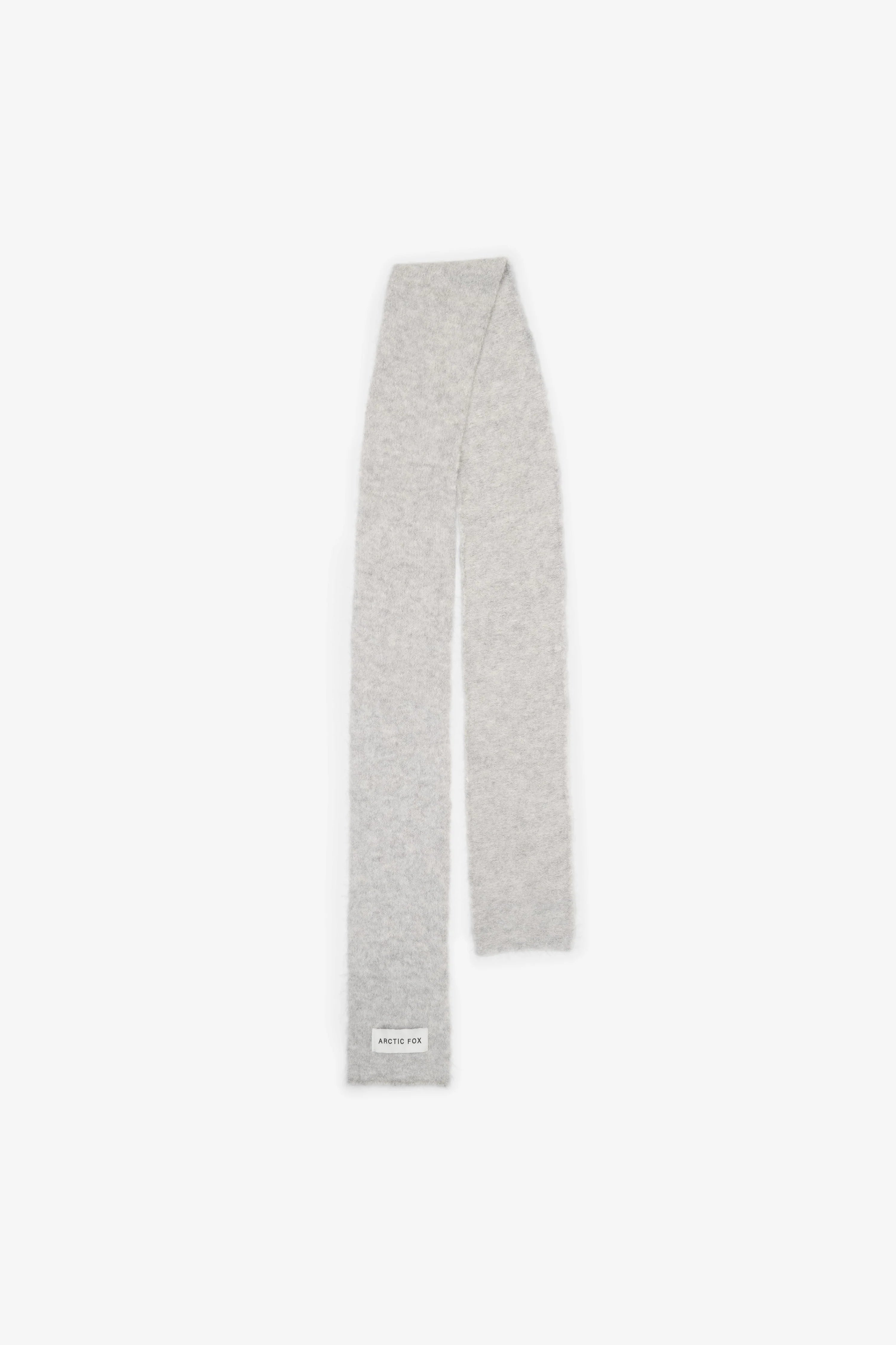 Arctic Fox & Co. -  The Alpaca Skinny Scarf | Blizzard Grey