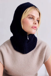 Arctic Fox & Co. - The Alpaca Balaclava with Zip | Deep Sea Navy