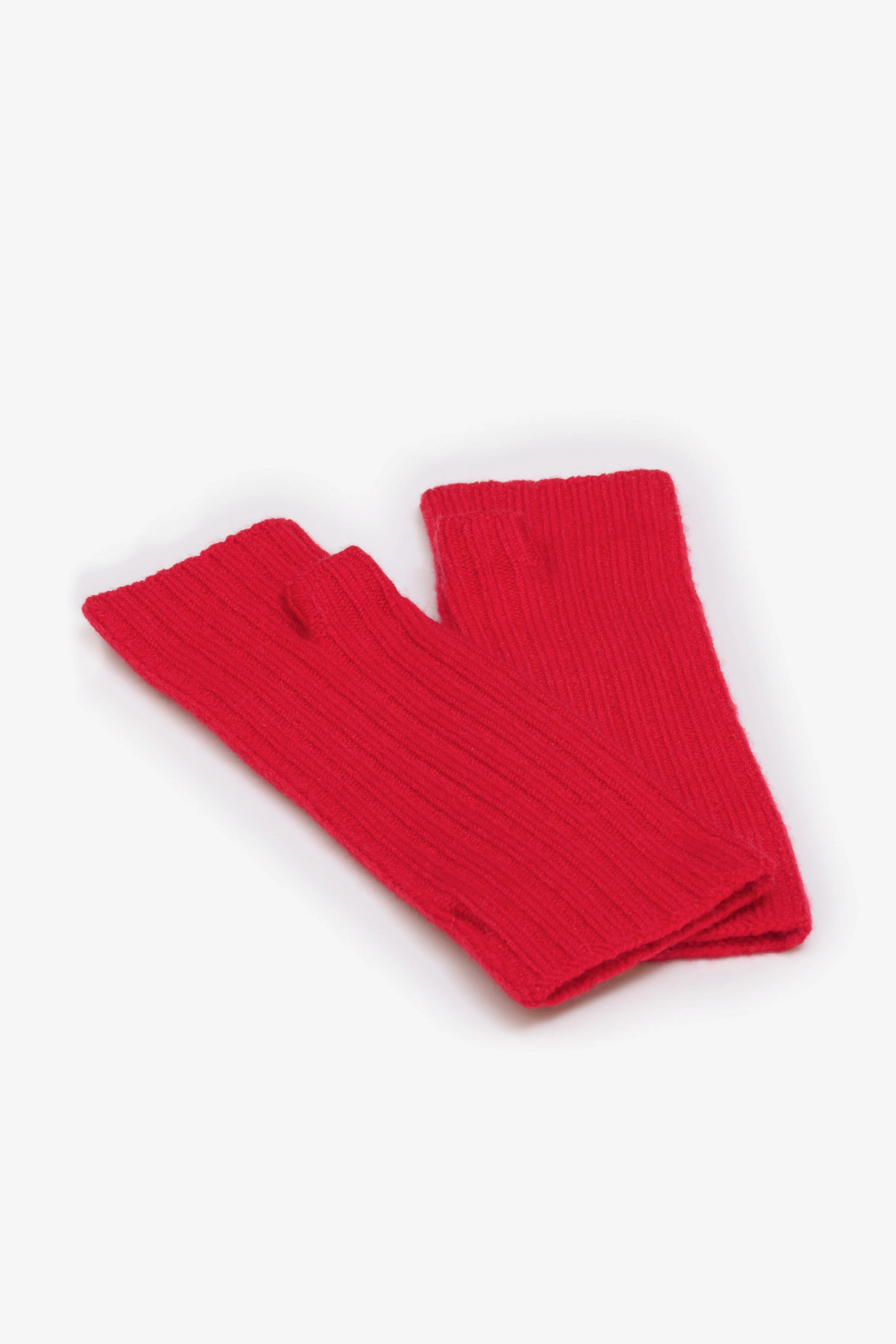 Arctic Fox & Co. - Merino Wool Fingerless Gloves | Flame Red