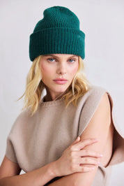 Arctic Fox & Co. - Embroidered Merino Wool Beanie | Alpine Fern