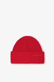 Arctic Fox & Co. - Embroidered Merino Wool Beanie | Flame Red