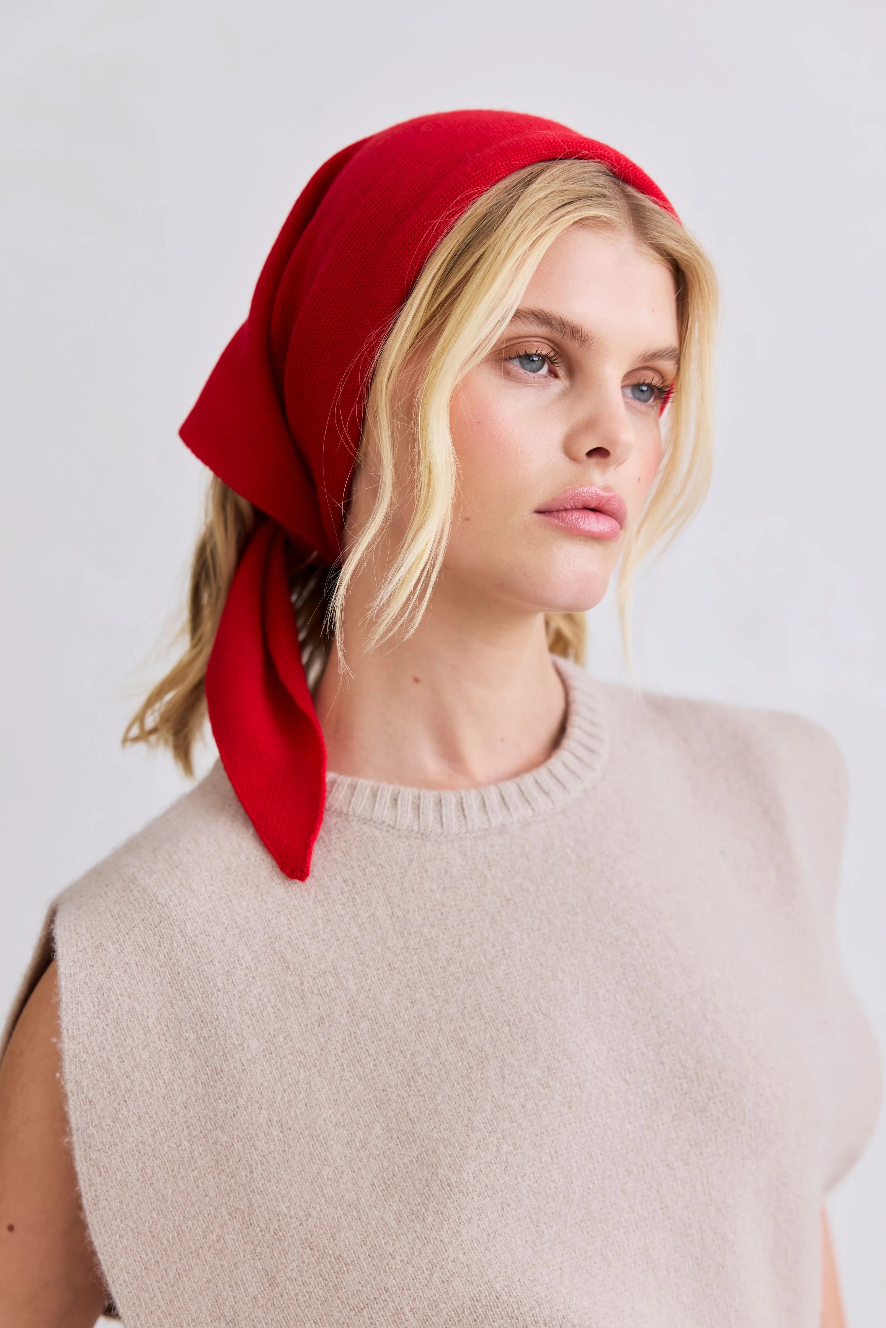 Arctic Fox & Co. - Merino Wool Triangle Scarf | Flame Red