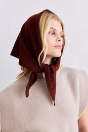 Arctic Fox & Co. - Merino Wool Triangle Scarf | Dark Walnut Brown