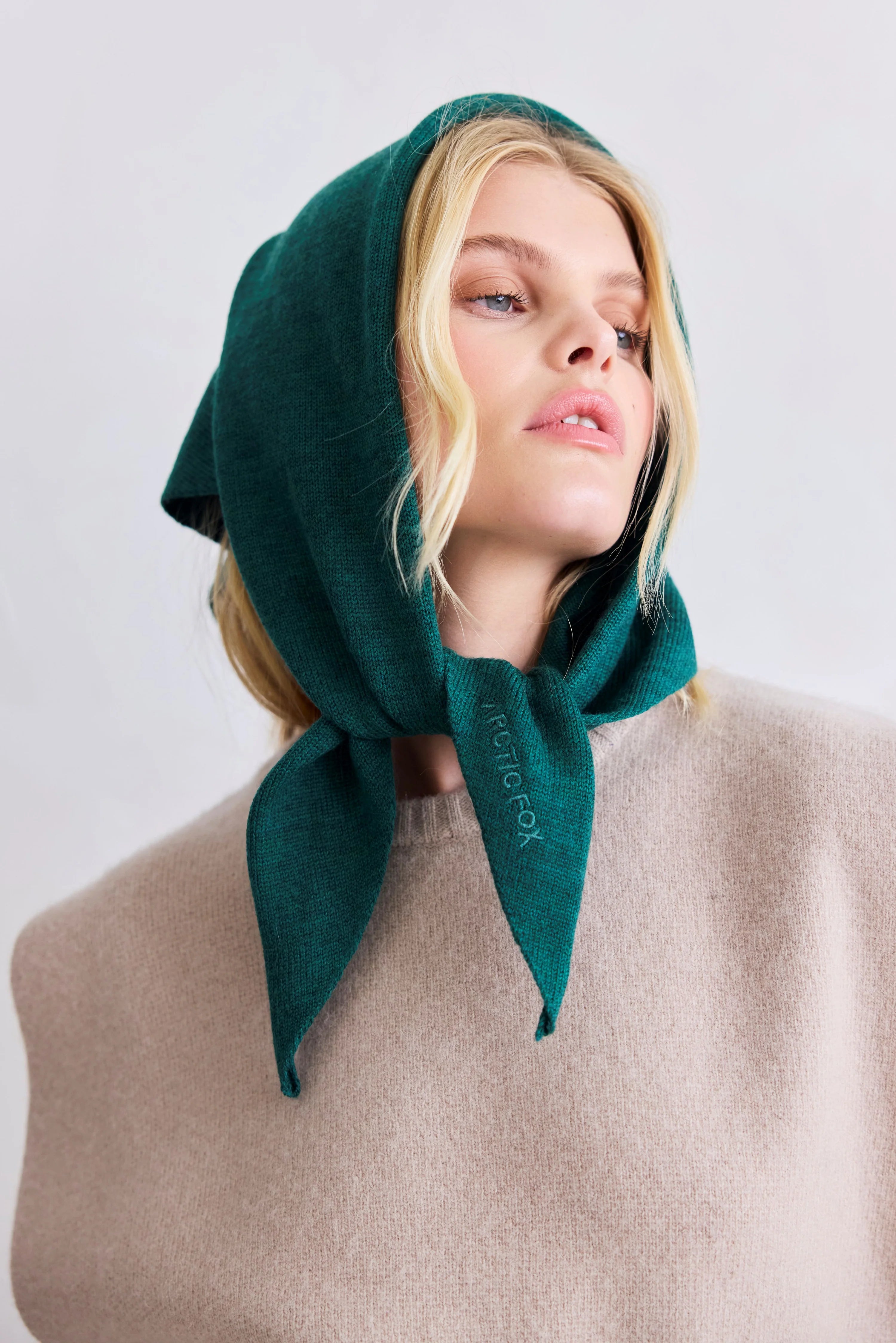 Arctic Fox & Co. - Merino Wool Triangle Scarf | Alpine Fern