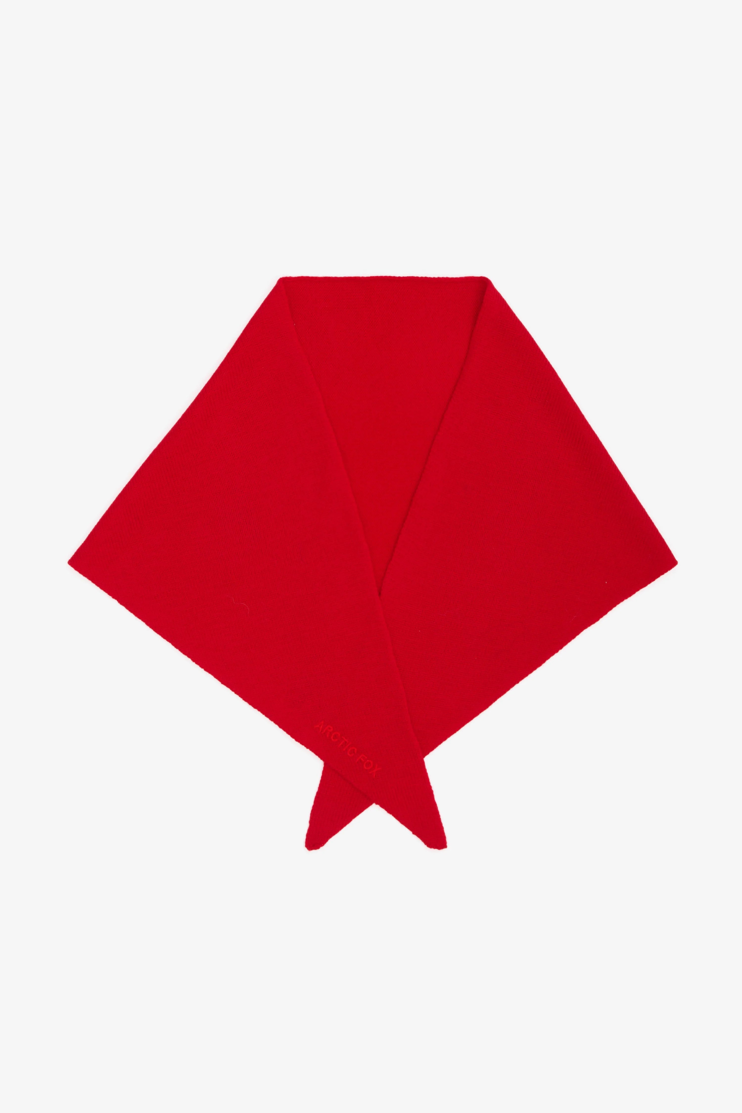 Arctic Fox & Co. - Merino Wool Triangle Scarf | Flame Red