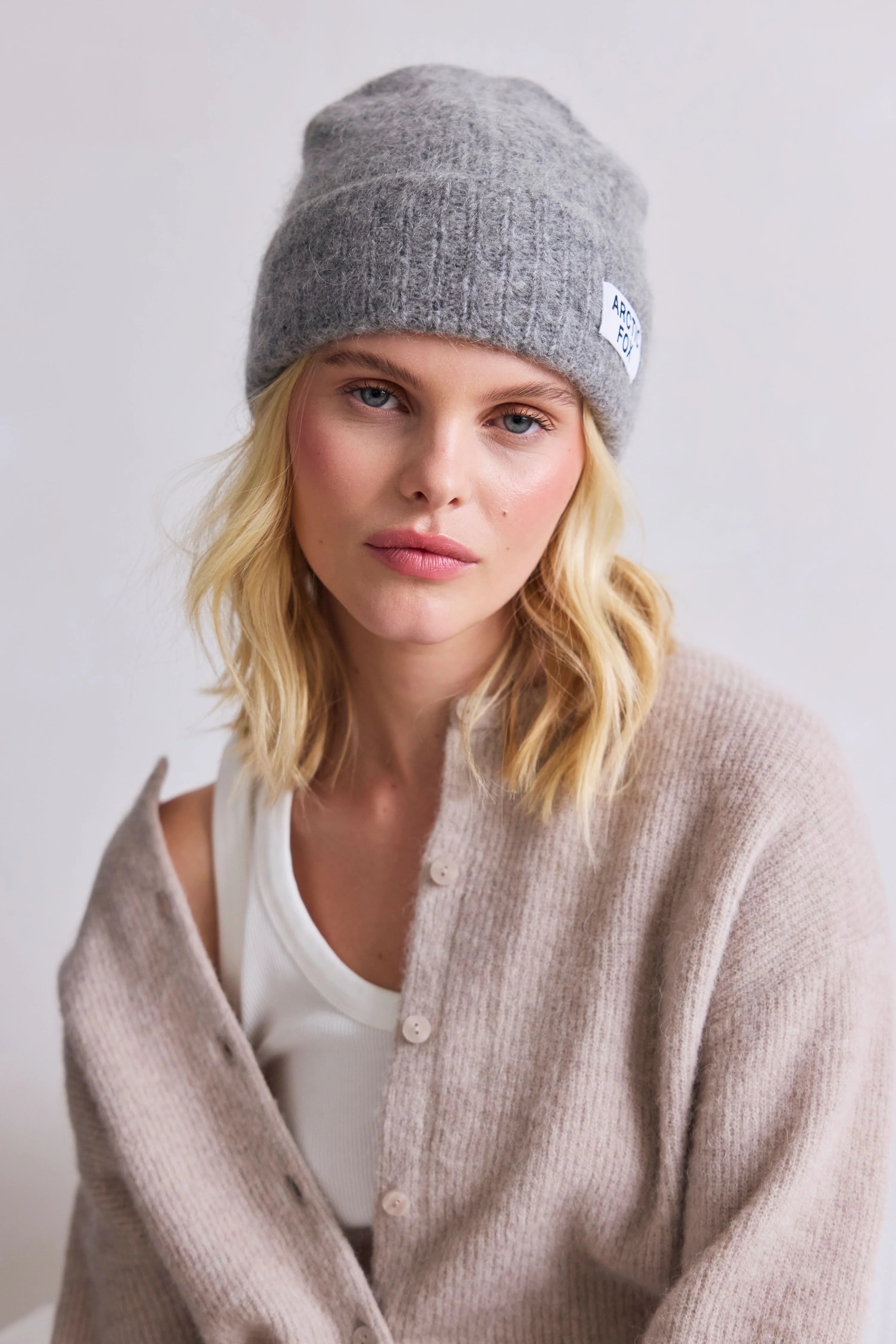 Arctic Fox & Co. - The Mohair Beanie | Arctic Grey