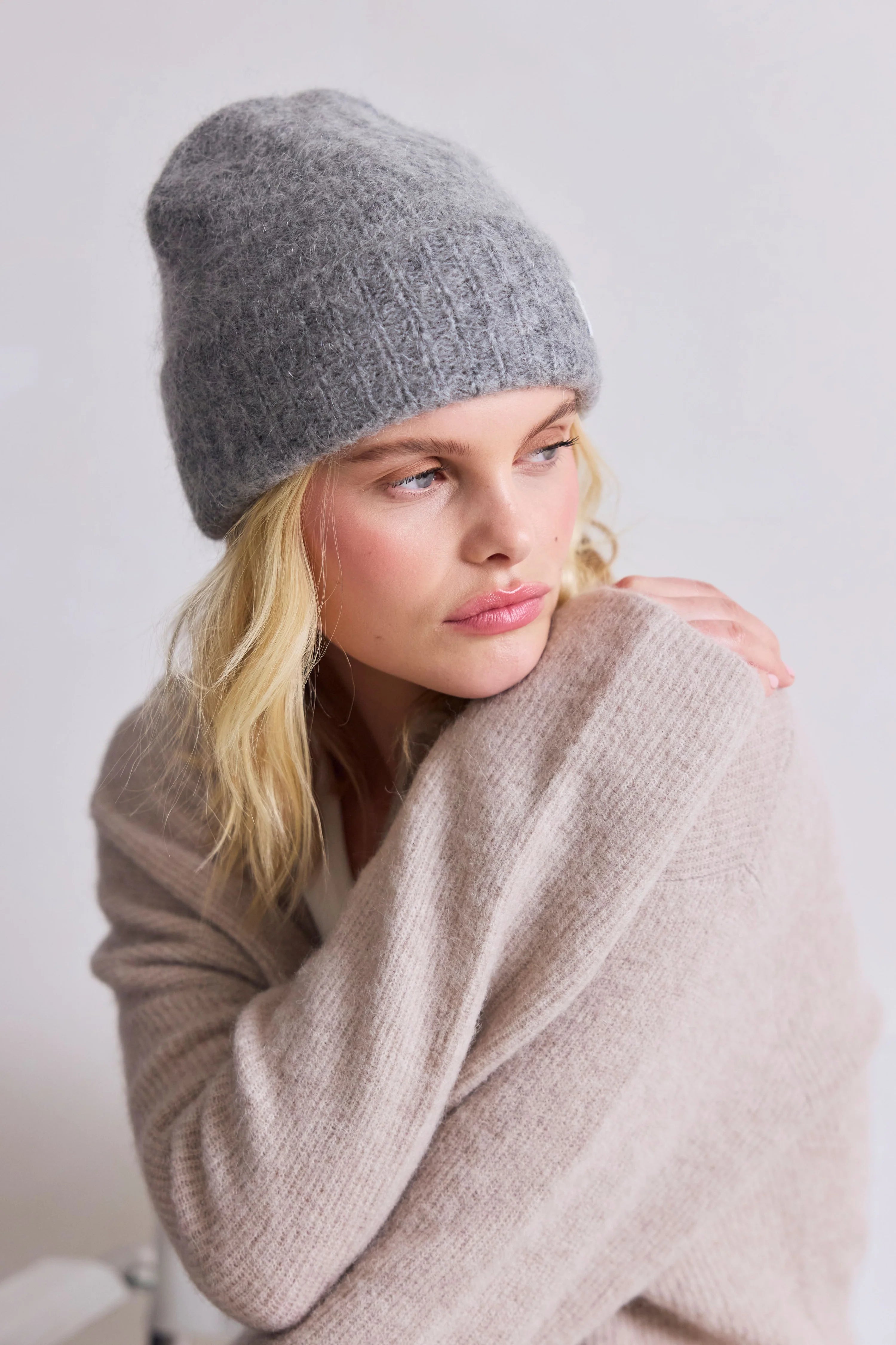 Arctic Fox & Co. - The Mohair Beanie | Arctic Grey