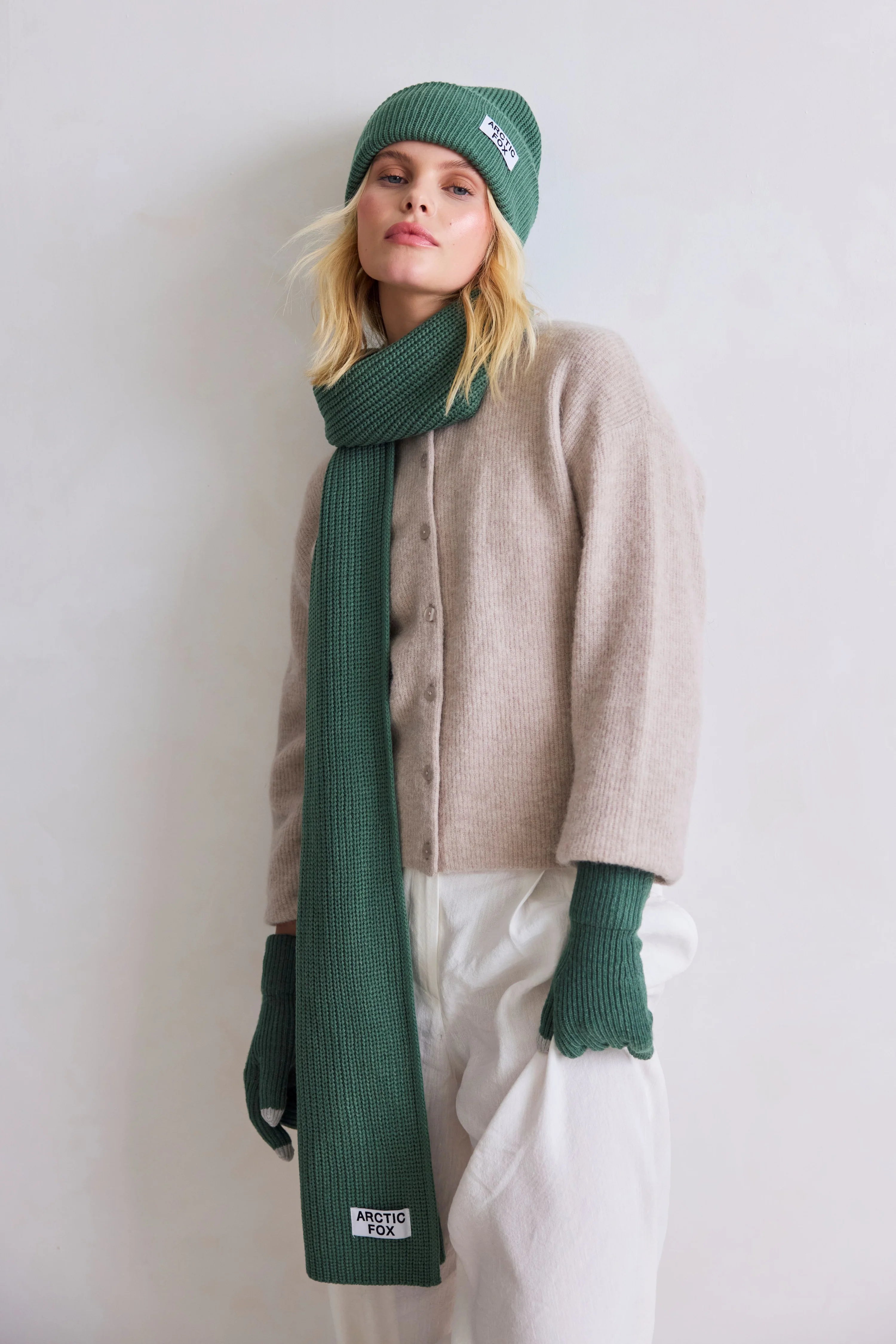 Arctic Fox & Co. -  Recycled Bottle Beanie | Forest Fern