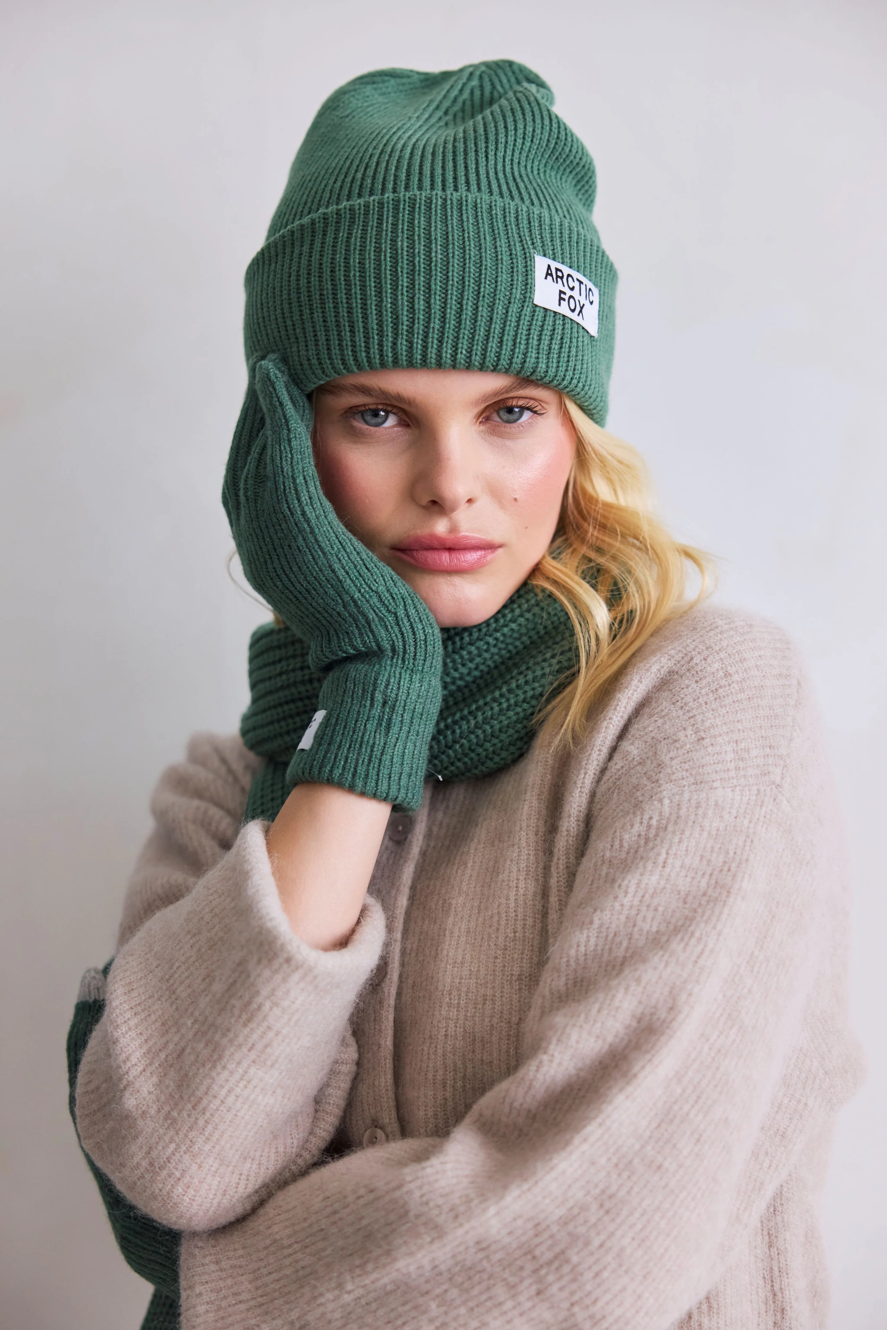Arctic Fox & Co. -  Recycled Bottle Beanie | Forest Fern