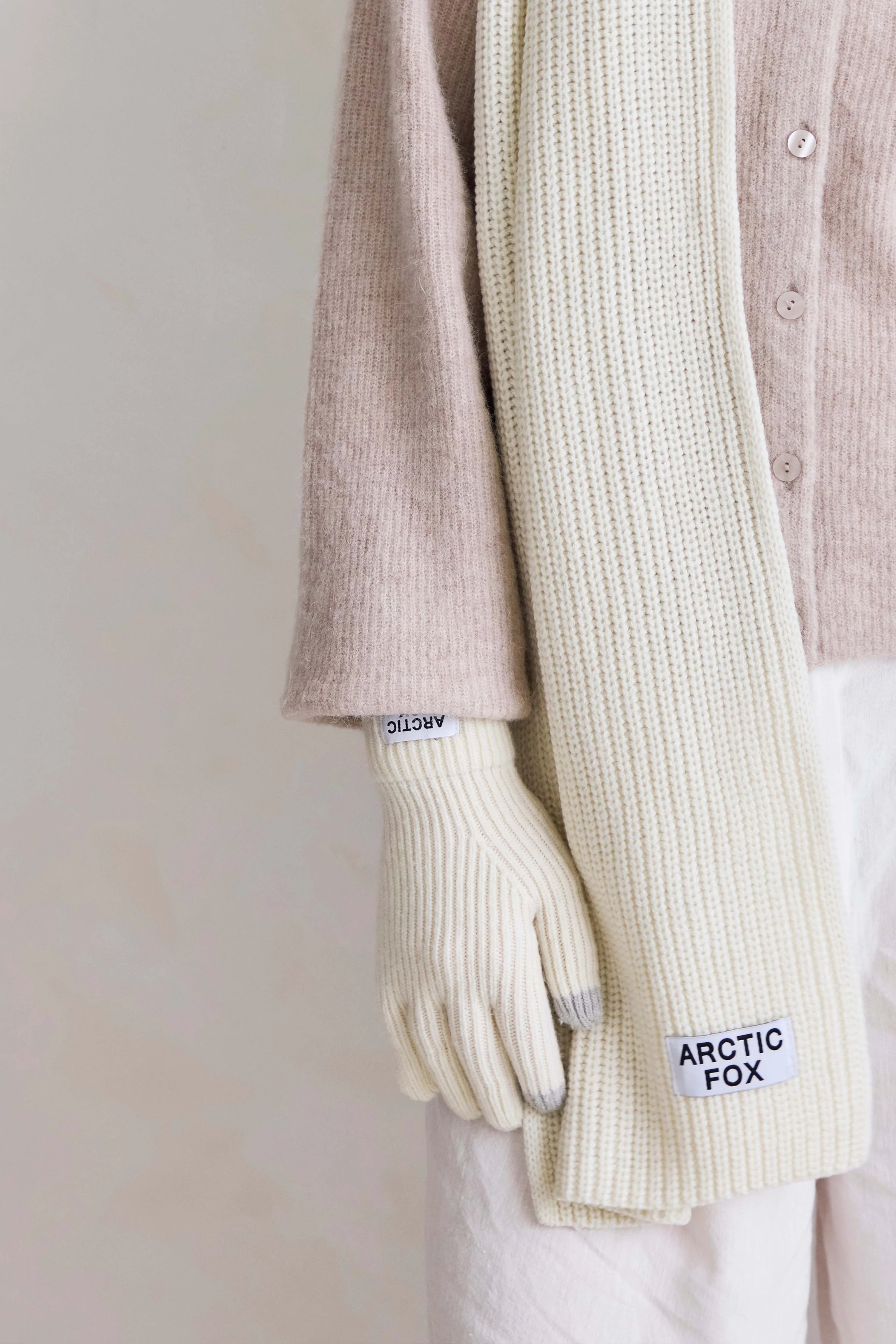 Arctic Fox & Co. -  Recycled Bottle Gloves | Winter White
