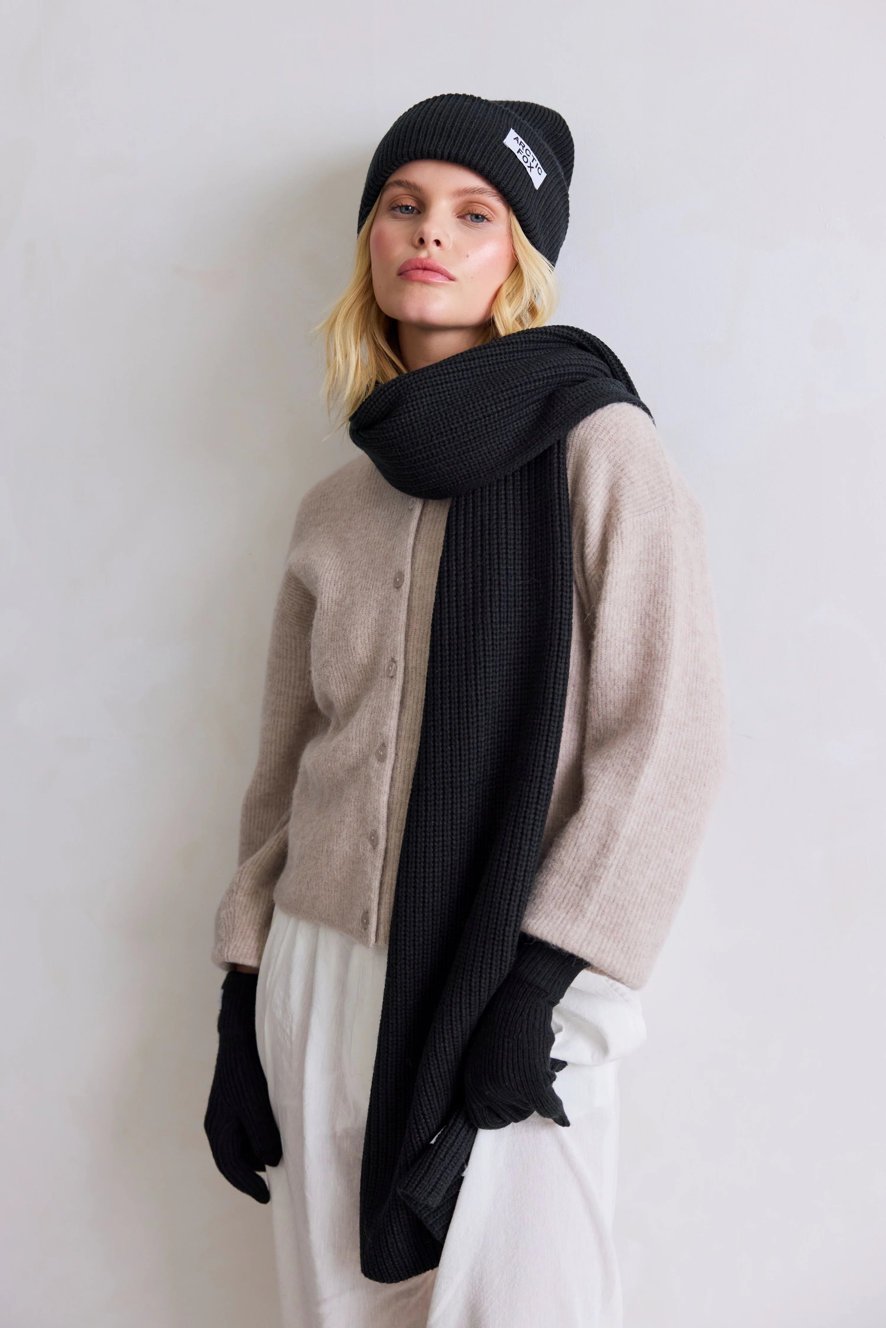 Arctic Fox & Co. -  Recycled Bottle Scarf | Black Onyx