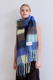 Arctic Fox & Co. - The Reykjavik Check Scarf | Moonlit Haze