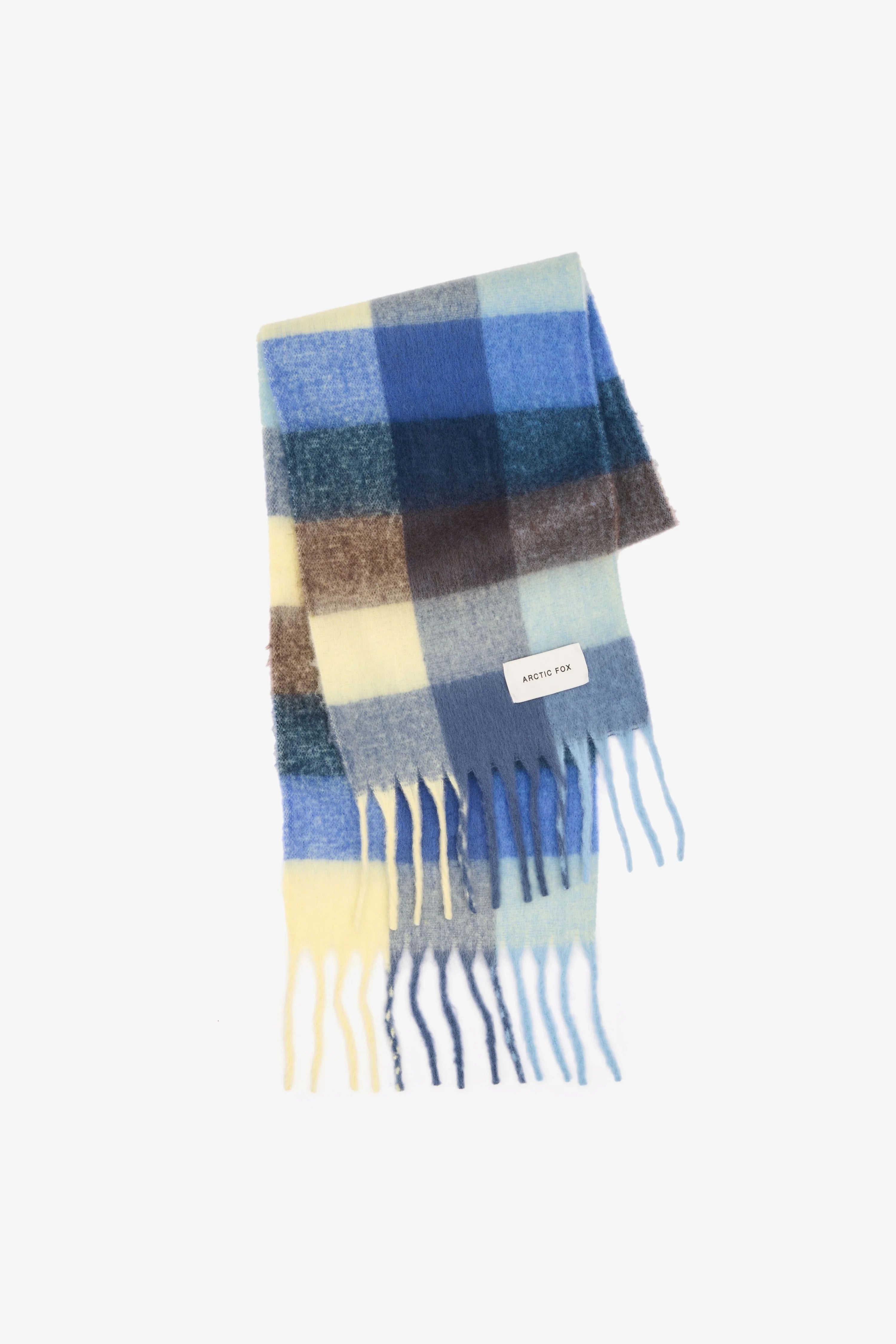 Arctic Fox & Co. - The Reykjavik Check Scarf | Moonlit Haze