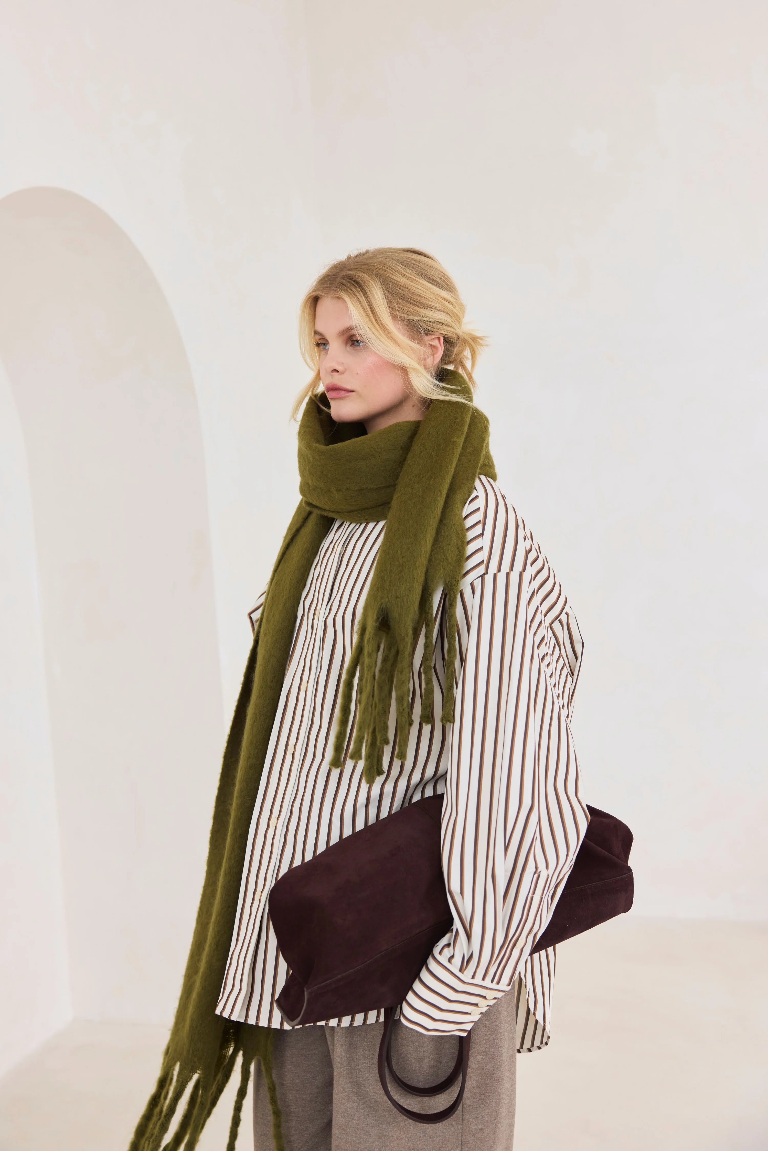 Arctic Fox & Co. - The Reykjavik Scarf | Sea Kelp Green