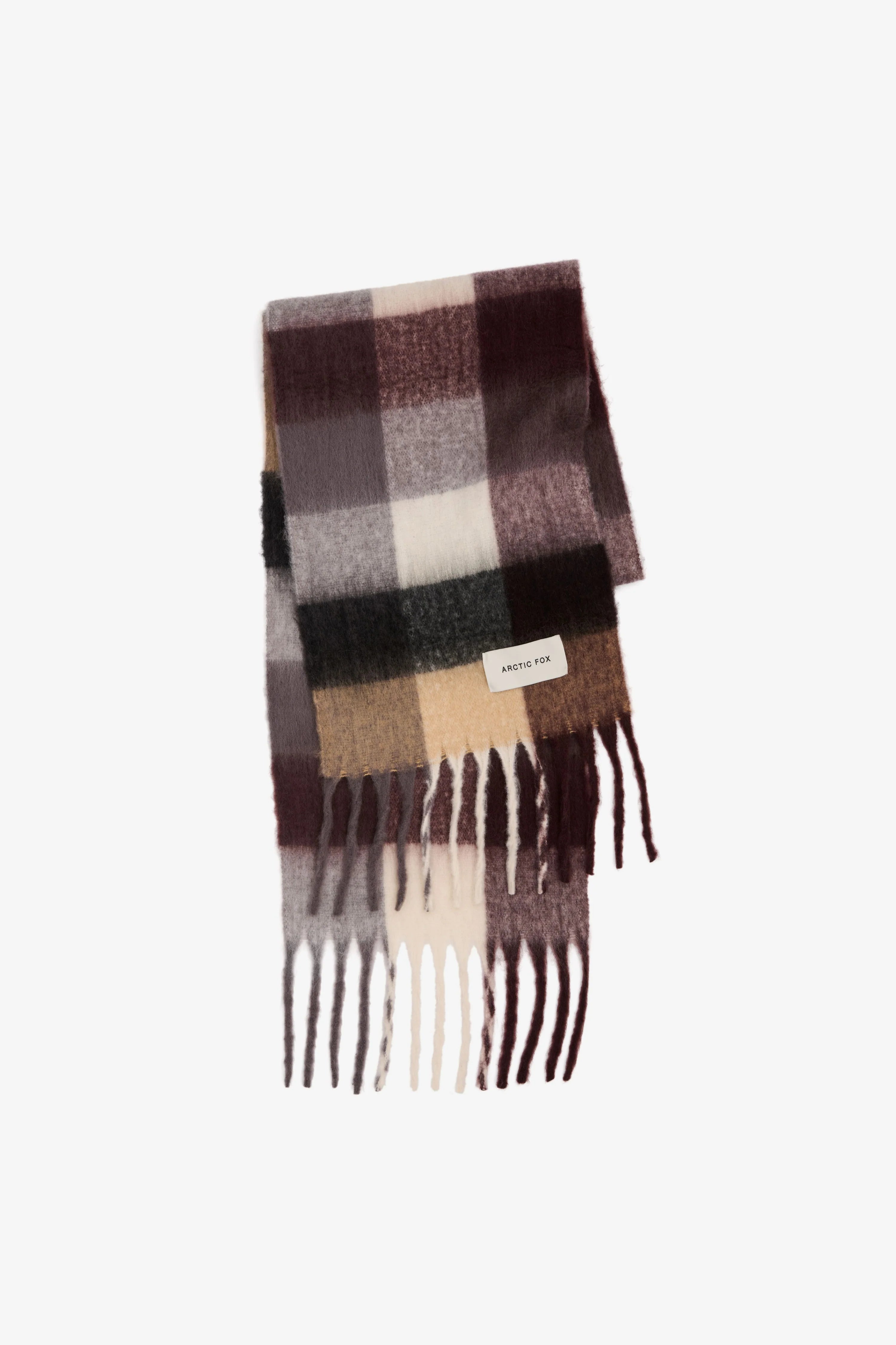 Arctic Fox & Co. - The Reykjavik Check Scarf | Black Check