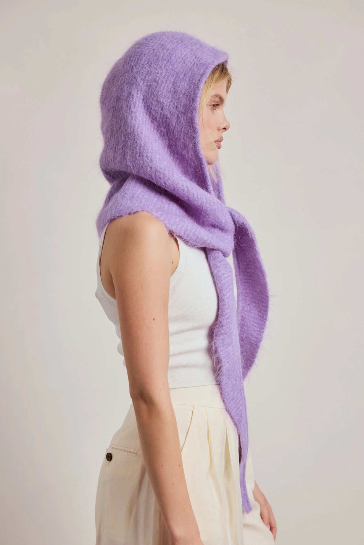Arctic Fox & Co. - The Alpaca Hooded Scarf | Lavender