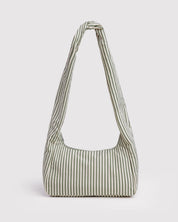 Baggu - Nylon Meringue Bag | Sage Stripe
