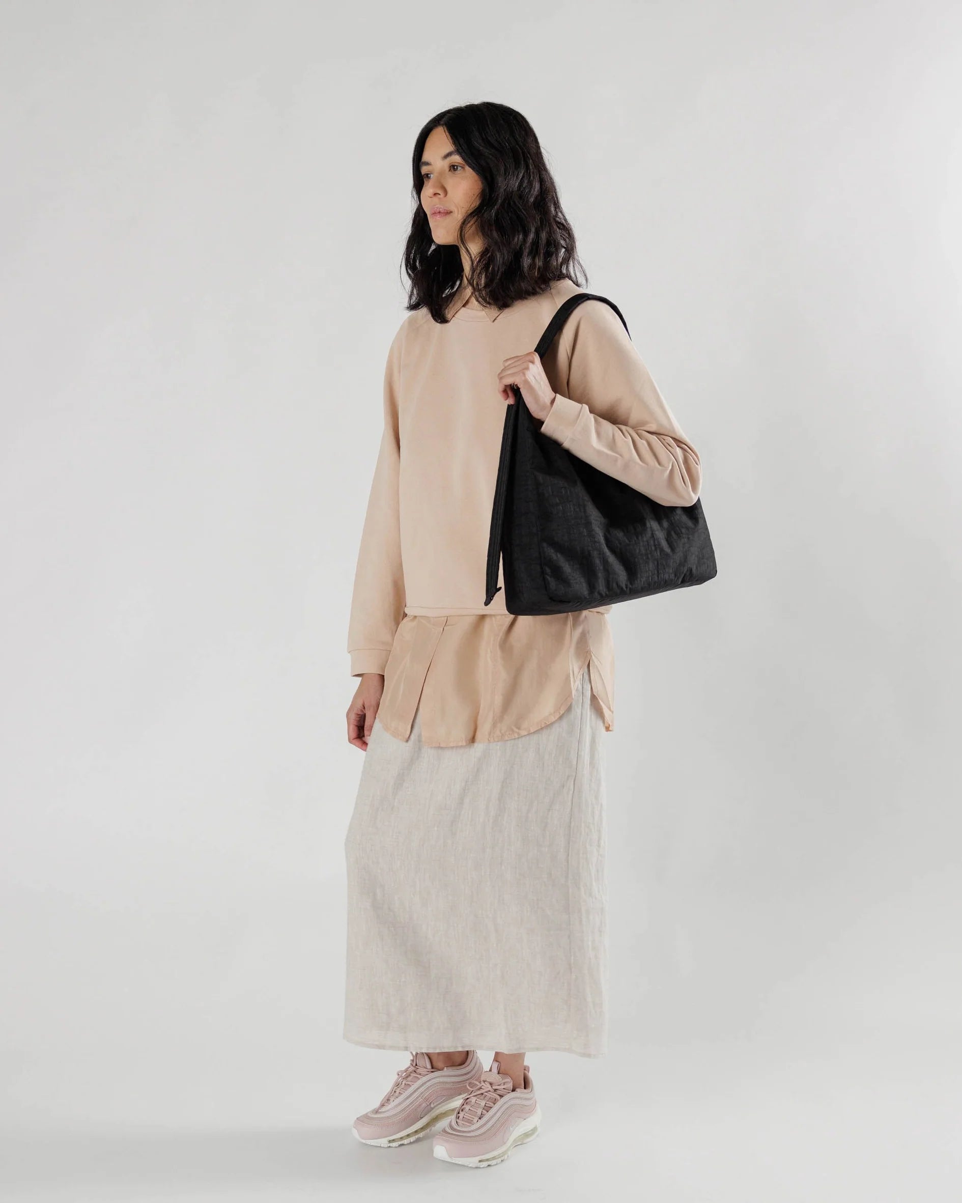 Baggu - Nylon Shoulder Bag | Black