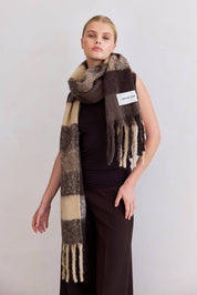 Arctic Fox & Co. - The Reykjavik Scarf | Brown Check