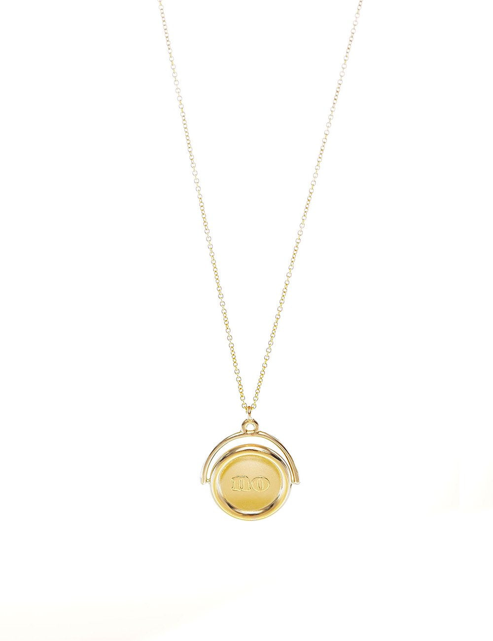 I Like It Here Club - Decider Spinner Necklace | Gold Plate