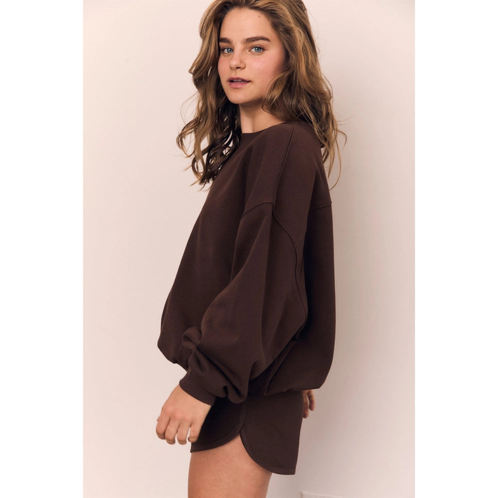 Blank Lab - Cozy Crewneck Sweatshirt | Black