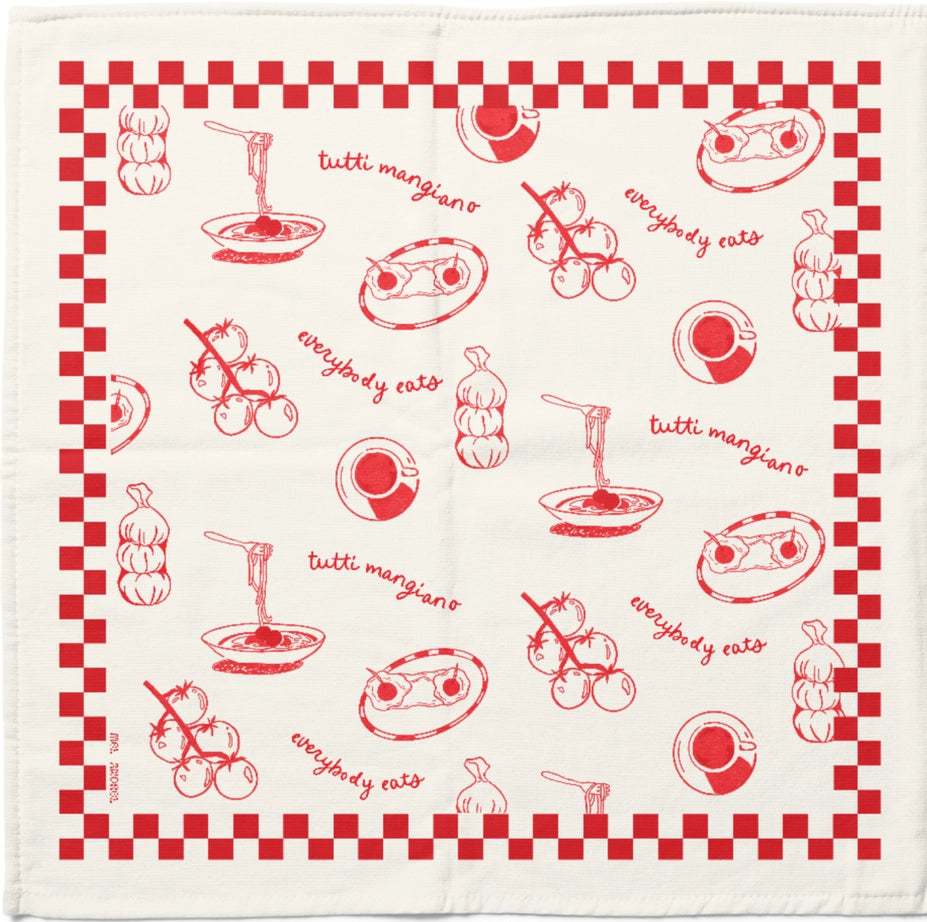 Mel Andrel - Everybody Eats Tea Towel