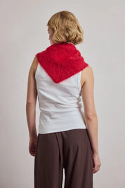Arctic Fox & Co. - Alpaca Triangle Scarf | Crimson Red