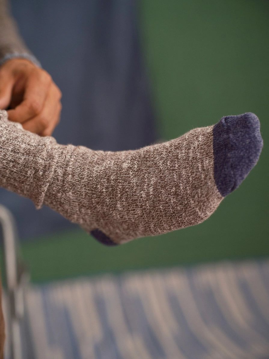 Mollusk - Marled Utility Sock | Walnut