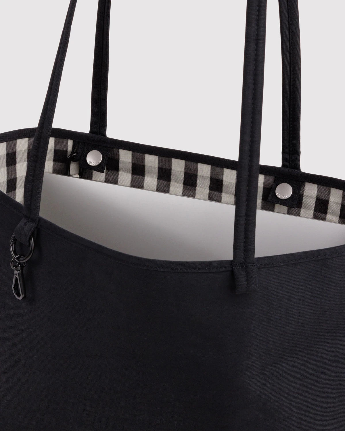 Baggu - Medium Nylon Reversible Tote | Black Mix