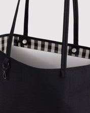 Baggu - Medium Nylon Reversible Tote | Black Mix