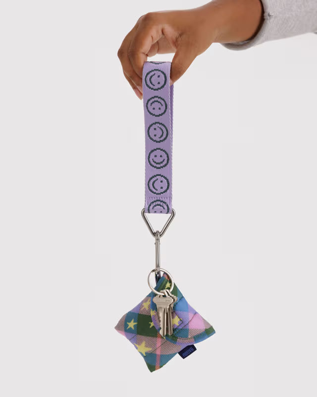 Baggu - Logo Keychain | Lilac Happy