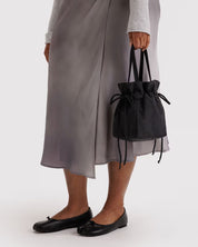 Baggu - Nylon Drawstring Bag | Black