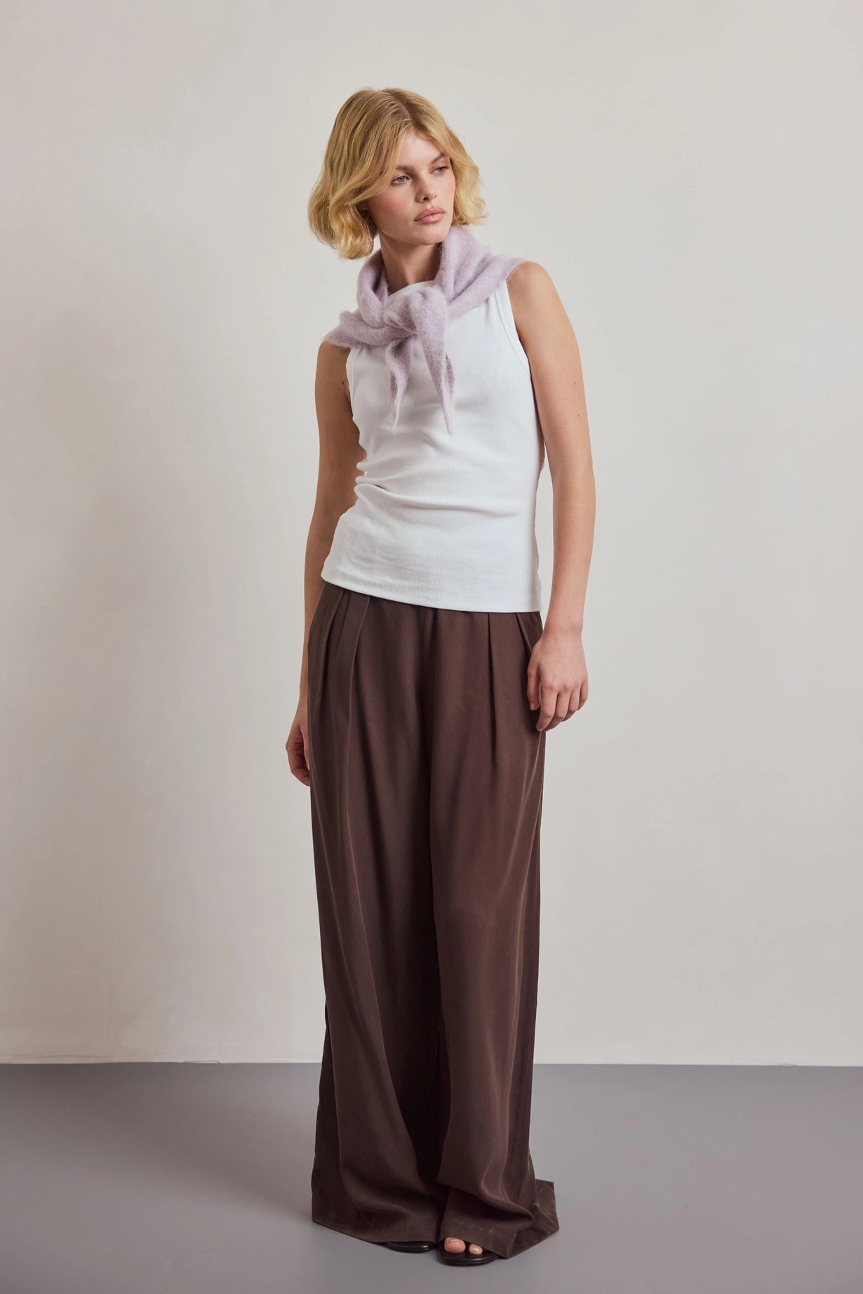 Arctic Fox & Co. - Alpaca Triangle Scarf | Wild Lilac