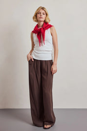 Arctic Fox & Co. - Alpaca Triangle Scarf | Crimson Red