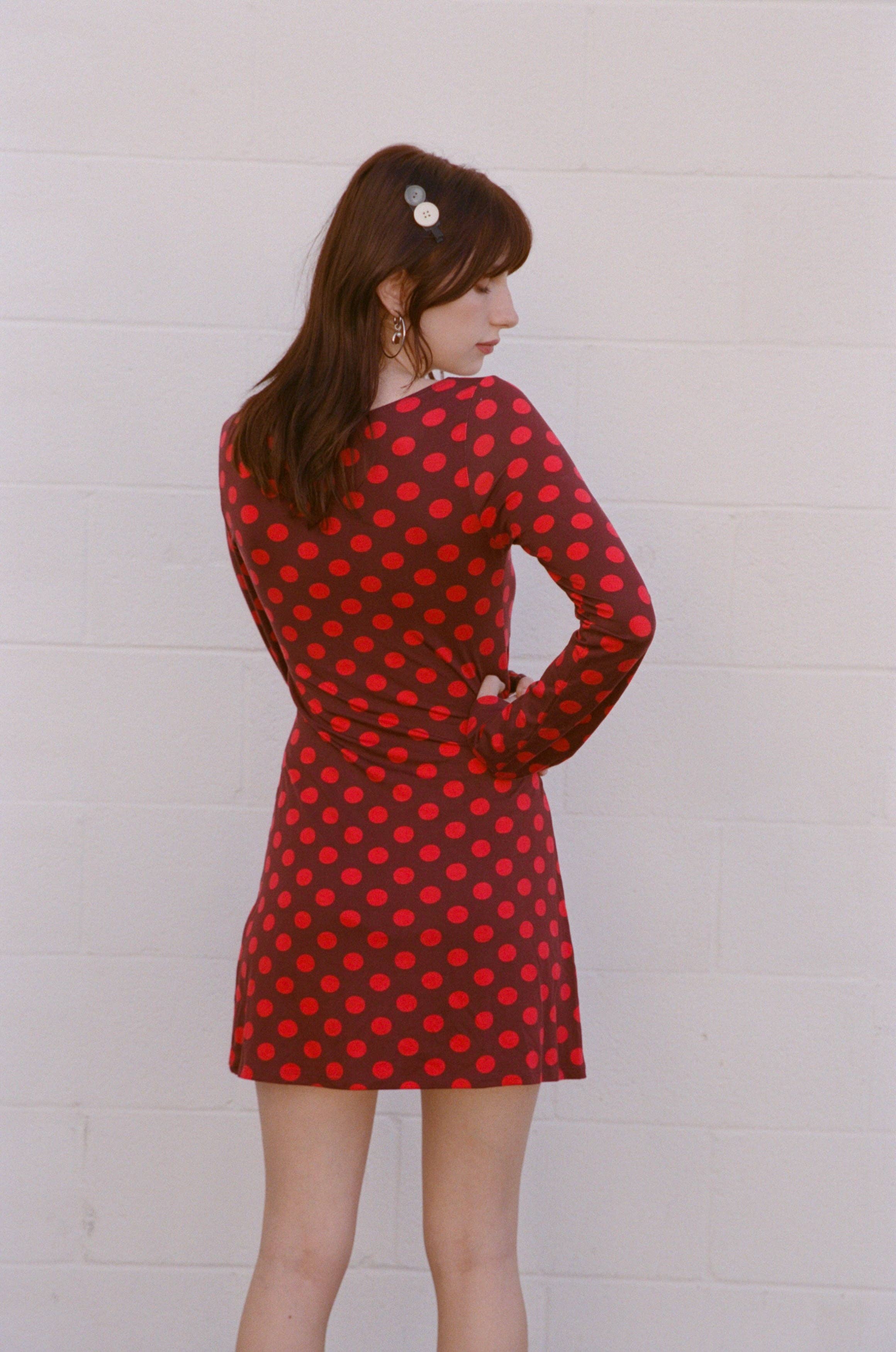 Rat Boi - Boatneck Dress | Scarlet Red