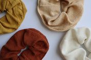 Eco Raw Studio - Raw Silk Naturally Dyed Hair Scrunchies: Terra Cotta