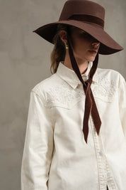 RAISONNEL - Embroidered Western Shirt
