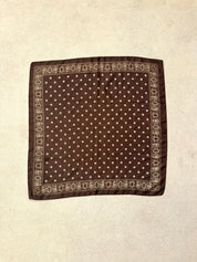 Dottie Dottié Garage - Paisley Border Square Scarf